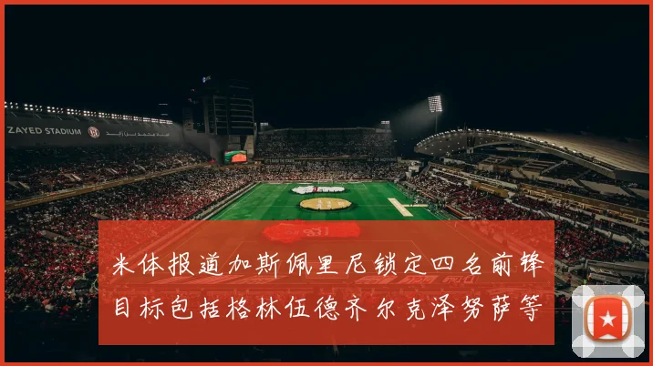 米体报道加斯佩里尼锁定四名前锋目标包括格林伍德齐尔克泽努萨等人